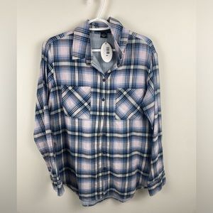 NWT Sanctuary Plaid Button Up Size Medium